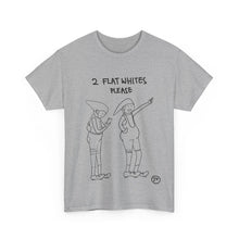 Load image into Gallery viewer, Flat Whites Heavy Cotton Tee (AU,NZ version)