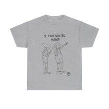 Load image into Gallery viewer, Flat Whites Heavy Cotton Tee (AU,NZ version)