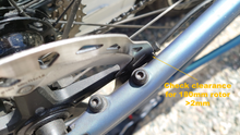 Load image into Gallery viewer, 180mm Rear Disc Rotor Adapter for flat mount road/gravel frames