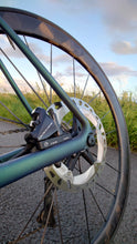 Load image into Gallery viewer, 180mm Rear Disc Rotor Adapter for flat mount road/gravel frames