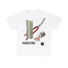 Load image into Gallery viewer, PT "Marketing Vs. QC" Heavy Cotton Tee (DE, Europe version)