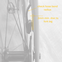 Load image into Gallery viewer, 180mm Disc Rotor Adapter for flat mount road/gravel forks