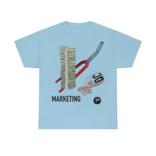 Load image into Gallery viewer, PT "Marketing Vs. QC" Heavy Cotton Tee (DE, Europe version)
