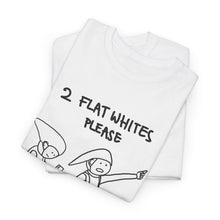 Load image into Gallery viewer, Flat Whites Heavy Cotton Tee (Au, Nz version)
