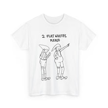 Load image into Gallery viewer, Flat Whites Heavy Cotton Tee (Au, Nz version)
