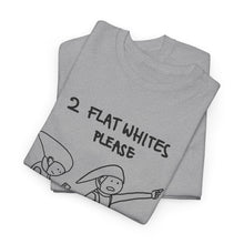 Load image into Gallery viewer, Flat Whites Heavy Cotton Tee (Au, Nz version)
