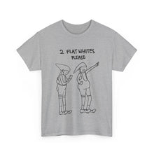Load image into Gallery viewer, Flat Whites Heavy Cotton Tee (Au, Nz version)
