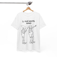Load image into Gallery viewer, Flat Whites Heavy Cotton Tee (Au, Nz version)
