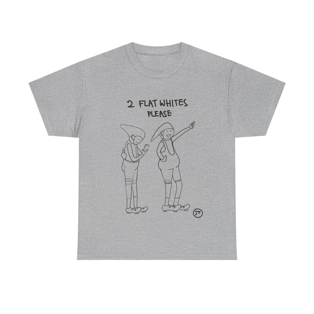 Flat Whites Heavy Cotton Tee (AU,NZ version)