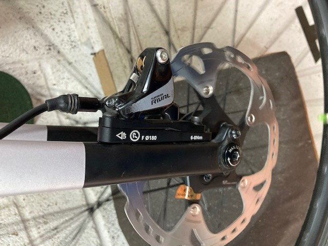180mm Front Rotor Adapter 180mm Disc Rotor Adapter for flat mount road/gravel forks – PEAKTORQUE