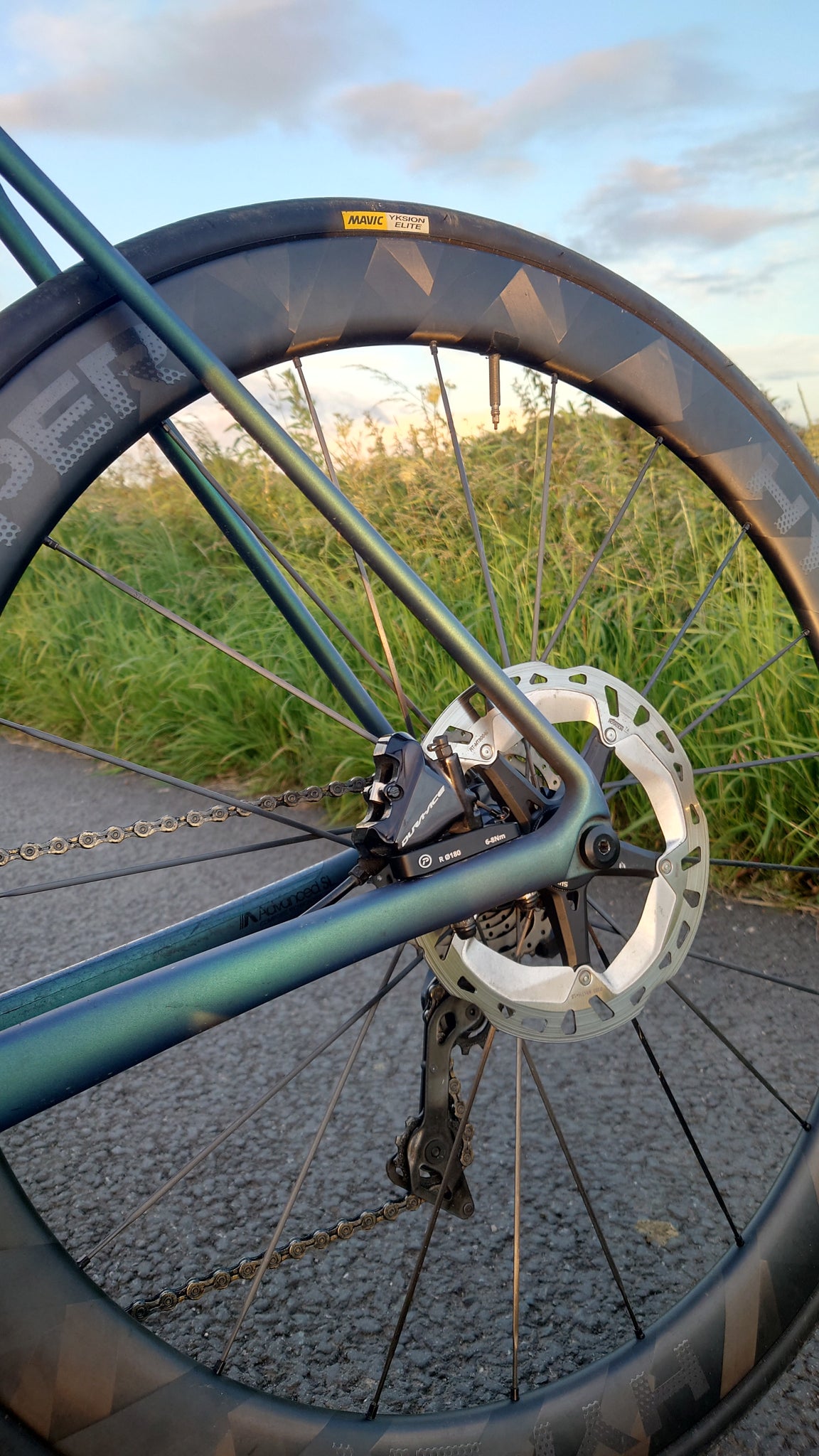 180mm Rear Disc Rotor Adapter for flat mount road/gravel frames ...